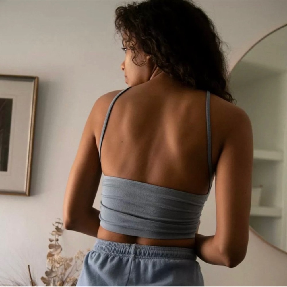Urban Outfitters Out From Under Matchpoint Seamless Ruched Bra Top Small